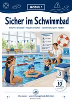 Vorschau - Stundenentwürfe - Schwimmen – Modul 1: Sicher im Schwimmbad | Arbeitsblätter für aktive & inaktive Schüler - Deckblatt