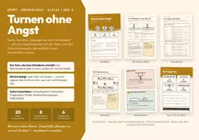 Vorschau - Stundenentwürfe - Turnen ohne Angst – Sport Klasse 1/2 - Deckblatt