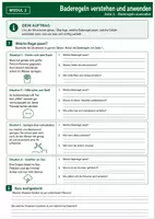 Vorschau - Stundenentwürfe - Schwimmen – Modul 2: Baderegeln verstehen & anwenden | Arbeitsblätter mit Lösungen - Seite 2