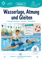 Vorschau - Stundenentwürfe - Schwimmen – Modul 2: Baderegeln verstehen & anwenden | Arbeitsblätter mit Lösungen - Deckblatt