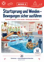Vorschau - Stundenentwürfe - Schwimmen – Modul 8: Startsprung & Wenden | Kippwende und Rollwende + Lösungen - Deckblatt