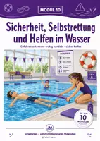 Vorschau - Stundenentwürfe - Schwimmen – Modul 10: Selbstrettung & Helfen im Wasser | Sicherheit + Lösungen - Deckblatt
