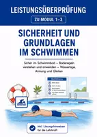 Vorschau - Test - Leistungsüberprüfung Schwimmen – Module 1–3 | Sicherheit, Baderegeln & Schwimmgrundlagen + Lösungen - Deckblatt