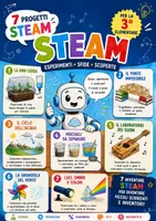 anteprima - Esperimenti - 7 progetti STEAM classe terza - Pagina di copertina