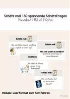 Vorschau - Spiele - Schätzfragen - 30 spannende Schätzfragen I Klasse 3 - 4 - Deckblatt
