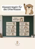 Vorschau - Poster - Klassenregeln für die Otterklasse - Deckblatt