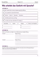 Vorschau - Arbeitsblätter - Lyrische Texte analysieren Basisscreening Klasse 9–10 - Seite 3