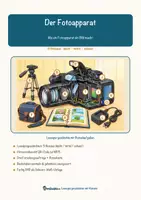 Vorschau - Stationenlernen - Der Fotoapparat – Lesespurgeschichte mit Rätselaufgaben (Klasse 8) - Seite 1