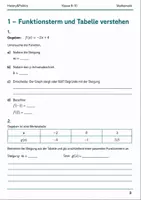Vorschau - Arbeitsblätter - Lineare Funktionen Basisscreening Klasse 9–10 - Seite 2
