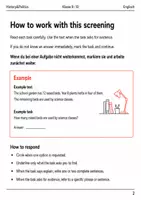Vorschau - Arbeitsblätter - Englisch Basisscreenings Klasse 9–10 Grundlagen - Seite 2