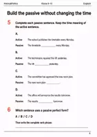 Vorschau - Arbeitsblätter - Passive Voice Basisscreening Englisch Klasse 9–10 - Seite 3