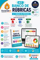 Vista previa - Unidades / Secuencias / Situaciones de Aprendizaje - KIT BANCO DE RÚBRICAS 2.º GRADO | Evalúa, Retroalimenta y Da Seguimiento con Excel | NEM 2026-2027 - Portada