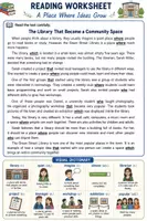 Vista previa - Hojas de trabajo - Relative clauses worksheet: reading and writing - Portada