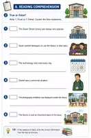 Vista previa - Hojas de trabajo - Relative clauses worksheet: reading and writing - página 2
