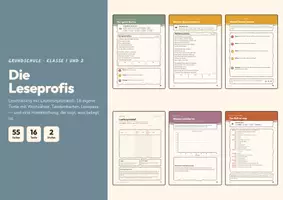 Vorschau - Stundenentwürfe - Die Leseprofis - Lesetraining mit Lautleseprotokoll für die Klasse 1 und 2 - Deckblatt
