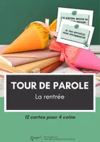 Aperçu - Feuilles d'exercices - ´Tour de parole ⎮ La rentrée - 12 cartes 4 coins - Page de couverture