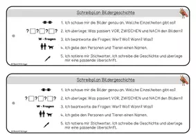 Vorschau - Merkblätter - Bildergeschichte, Schreibtipps, Helferheftchen für die Schülerhand - Seite 2