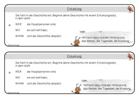 Vorschau - Merkblätter - Bildergeschichte, Schreibtipps, Helferheftchen für die Schülerhand - Seite 3