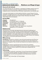 Vorschau - Stundenentwürfe - Musikalische Grundlagen 2 – Rhythmen zum Klingen bringen - Seite 2