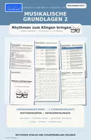 Vorschau - Stundenentwürfe - Musikalische Grundlagen 2 – Rhythmen zum Klingen bringen - Deckblatt