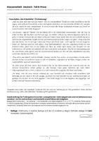 Vorschau - Arbeitsblätter - Klassenarbeit Deutsch: Kafka „Der Kübelreiter" – Kurzprosa analysieren mit Lösungen | Klasse 9/10 RS BW - Seite 2