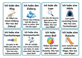 Vorschau - Spiele - Lesespiel Eisbärenrätsel - Lars und der geheime Ort - Seite 1