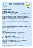 Vorschau - Stundenentwürfe - Was gehört in den Schulranzen? Schultasche / Schulsack | DaZ 1. Klasse Schulmaterial (2 Versionen) - Seite 1