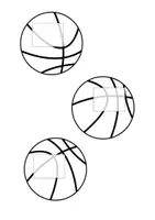 Vorschau - Mal- und Bastelvorlagen - Geburtstagskalender Basketball - Seite 1