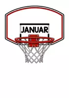 Vorschau - Mal- und Bastelvorlagen - Geburtstagskalender Basketball - Seite 2