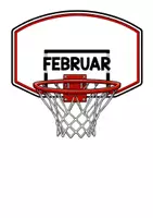 Vorschau - Mal- und Bastelvorlagen - Geburtstagskalender Basketball - Seite 3
