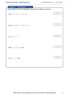 Vorschau - Klassenarbeiten - Probe-Klassenarbeit Mathematik: Ableitungsregeln (Analysis) – Mit ausführlichem Lösungsblatt - Seite 2