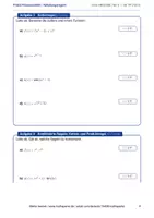 Vorschau - Klassenarbeiten - Probe-Klassenarbeit Mathematik: Ableitungsregeln (Analysis) – Mit ausführlichem Lösungsblatt - Seite 3