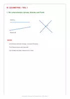 Vorschau - Merkblätter - Mathe Hefteinträge Teil 2 Klasse 5 Koordinatensystem Winkel negative Zahlen - Seite 1