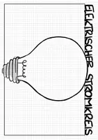 Vorschau - Mal- und Bastelvorlagen - Elektrischer Stromkreis: Schaltsymbole, Reihenschaltung, Parallelschaltung, Stromstärke, Leitfähigkeit, Gefahren - Sketchnote/Arbeitsblatt/Poster für das Fach Physik - Seite 3