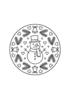Vorschau - Arbeitsblätter - Winter, Kunst, Malen, Mandala, Ausmalen - Seite 2