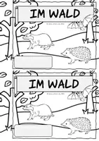 Vorschau - Arbeitsblätter - Wald Klasse 1 - 4 | Materialpaket - Seite 3