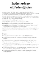 Vorschau - Arbeitsblätter - Zahlzerlegeung _ Bunte Perlen - Seite 1