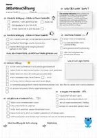 Vorschau - Arbeitsblätter - Selbsteinschätzungsbogen für konstruktive Notenbesprechung - Seite 1