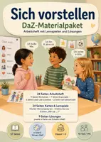 Vorschau - Arbeitsblätter - DaZ-Komplettpaket zum Thema Sich vorstellen - Deckblatt