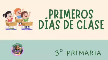 Vista previa - Fichas informativas / Documentos de lectura - PRIMEROS DÍAS DE CLASE - 3º PRIMARIA - Portada