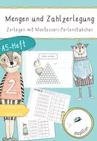 Vorschau - Arbeitsblätter - Zahlzerlegeung _ Bunte Perlen - Deckblatt