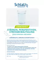 Vorschau - Arbeitsblätter - Gefühle und Stress: Stress erkennen und Stress senken (A1) - Seite 1