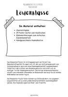 Vorschau - Mal- und Bastelvorlagen - Löwenklasse Gemeinschaftsposter | Klassentier +Ausmalbild - Seite 1