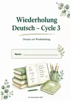Vorschau - Arbeitsblätter - Materialpaket Schulstart Cycle 4.1 Wiederholung - Seite 3