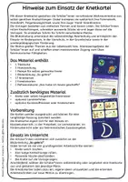 Vorschau - Fördermaterial/Inklusion - Weltall und Planeten kneten – Knetkartei zur Feinmotorik für Kindergarten, Vorschule, Grundschule & Förderunterricht - Seite 1