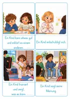 Vorschau - Arbeitsblätter - Über Stärken sprechen Bildkarten und Gesprächsanlässe - Seite 2