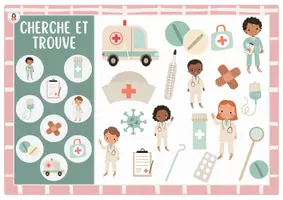 Aperçu - Feuilles d'exercices - 24. 12x cherche et trouve — pompiers, police, médecins, vétérinaires - Page 2