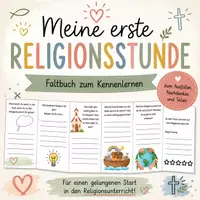 Vorschau - Arbeitsblätter - Meine erste Religionsstunde - Heft zum Kennenlernen - Deckblatt