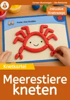 Vorschau - Aufgabenkarten - Meerestiere kneten – Knetkartei für Feinmotorik, Vorschule, Grundschule & Förderunterricht - Deckblatt
