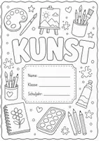 Vorschau - Arbeitsblätter - Deckblatt Kunst - Deckblatt